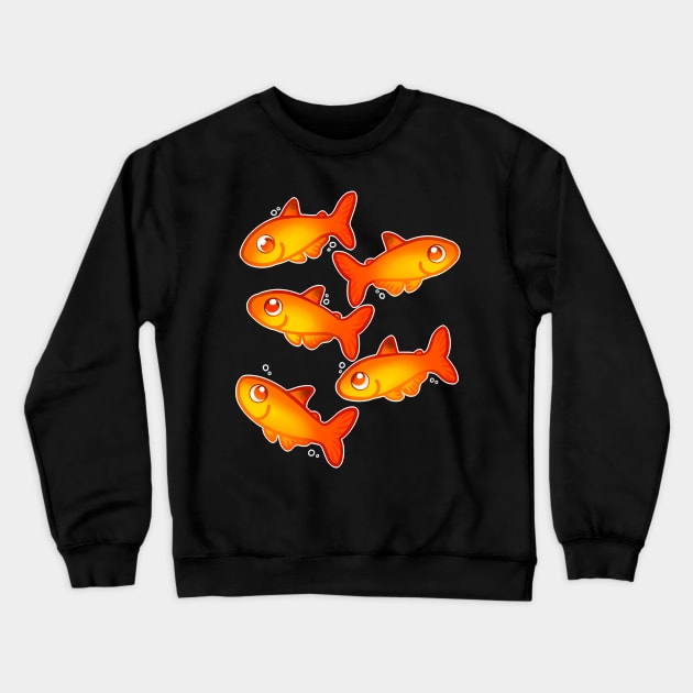 Ember Tetras Crewneck Sweatshirt by leashonlife